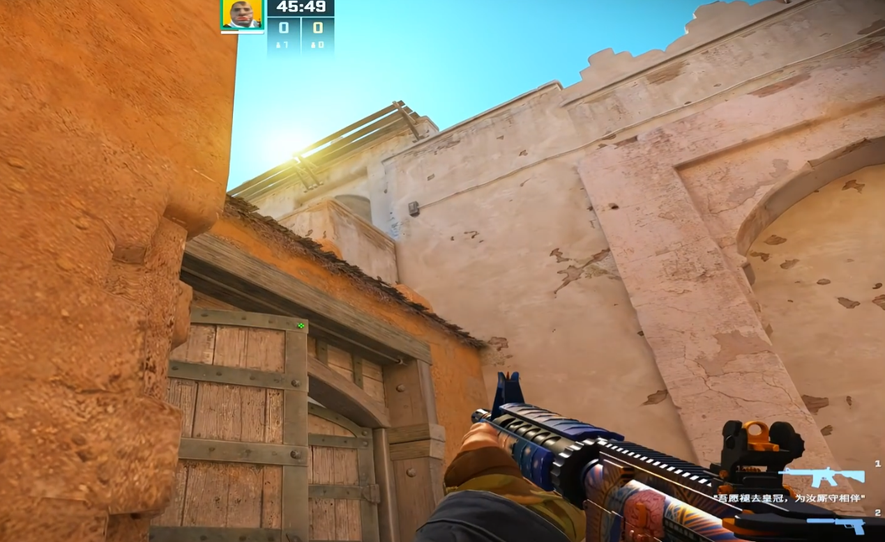 Three nails molotov lineup for A short delay — aim at first second and third nail then jump throw