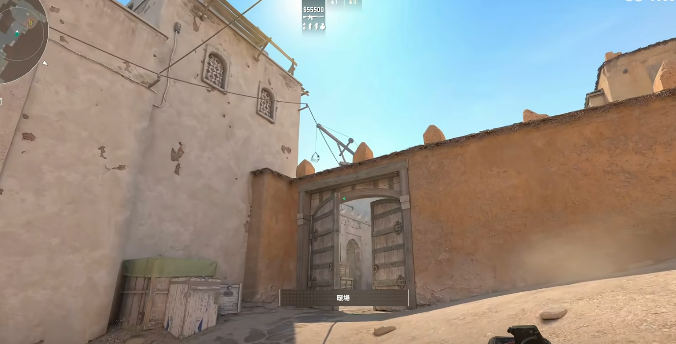 Solo anti-rush fire into B tunnels